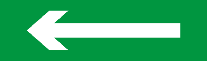 табло сменное 80 523 nl-топаз-стрелка налево navigator 80523 от BTSprom.by