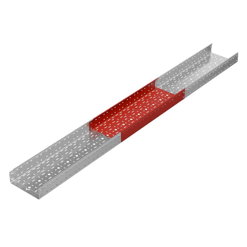 Лоток листовой перфорированный 300х100 L3000 1мм "Быстрый монтаж ПЛЮС" LPplus100-300-1.0-3000 INOX304 КМ PL12966 фото в каталоге от BTSprom.by