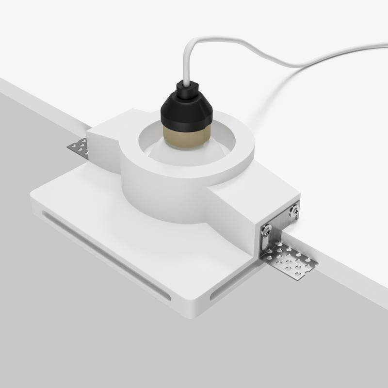  Светильник Gyps Modern 1х10Вт GU10 встраив. Maytoni DL124-GU10-01-TRS-W фото в каталоге от BTSprom.by