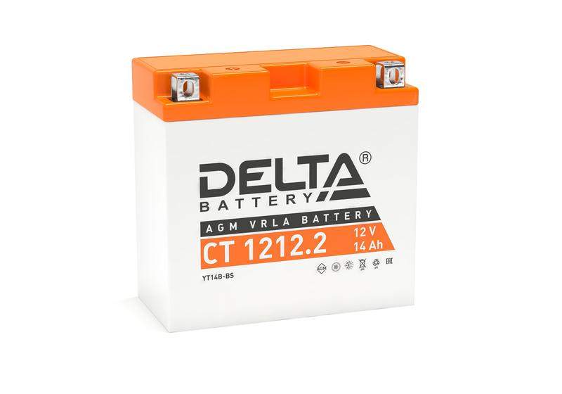 аккумулятор стартерный 12в 12а.ч delta ct 1212.2 от BTSprom.by