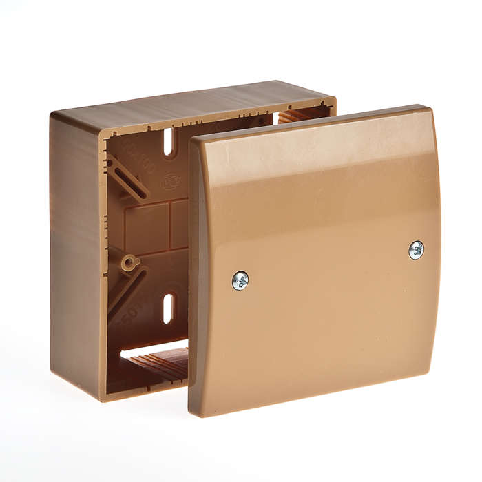 коробка универсальная для кабель-каналов 100х100х55 ip40 ruvinil 65019к от BTSprom.by