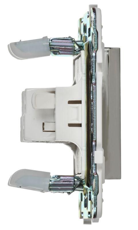  Выключатель 1-кл. SKANDY 10А SK-V01N никель IEK SK-V10-0-10-K50 фото в каталоге от BTSprom.by