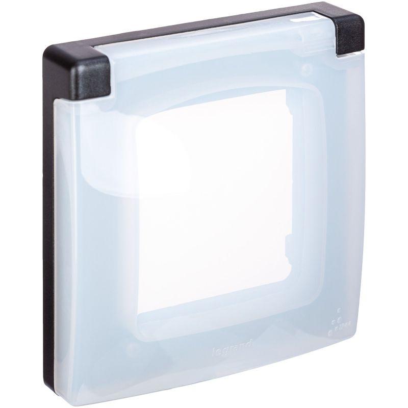 рамка 1-м inspiria ip44 с крышкой антрацит iek 673923 от BTSprom.by