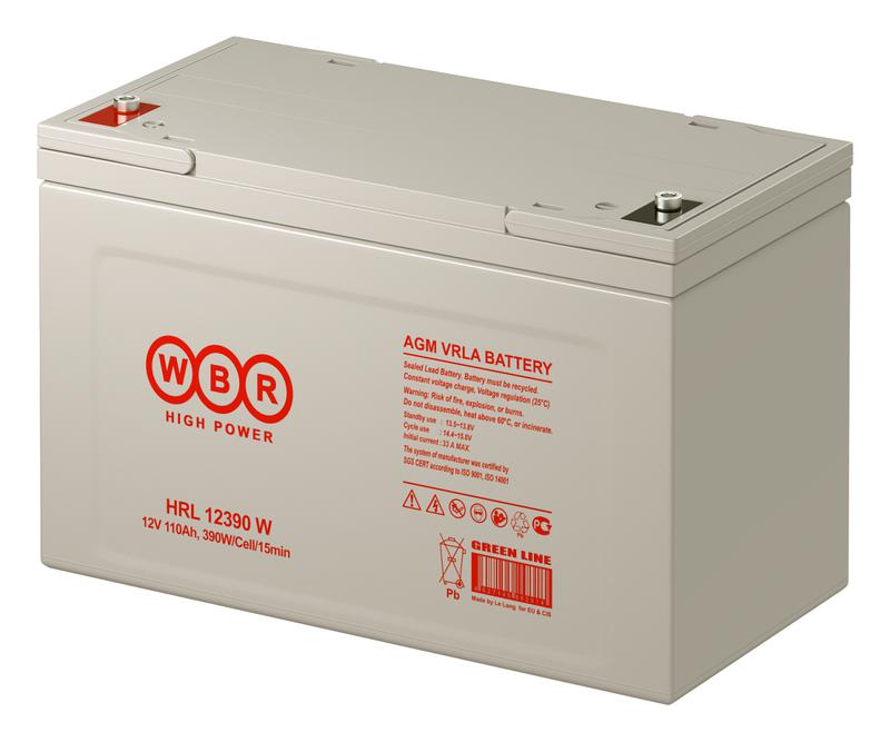  Аккумулятор 12В 110А.ч WBR HRL12390W WBR фото в каталоге от BTSprom.by