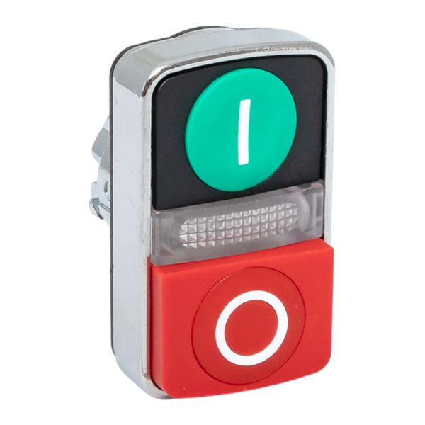 механизм кнопки исполнительный xb4 "пуск-стоп" с выпирающим стопом возвратный без фиксации с подсветкой proxima ekf xb4bw84 от BTSprom.by