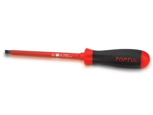 отвертка "-" 4x100мм диэлектрическая toptul faeb0410 от BTSprom.by