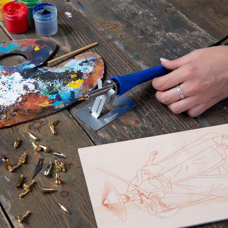  Набор паяльник-выжигатель (19 насадок) ПРОФИ 220В/30Вт Rexant 12-0183-1 фото в каталоге от BTSprom.by