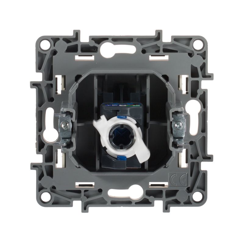  Розетка компьютерная 1-м СП Etika RJ45 кат.5E UTP механизм сл. кость IEK 672341 фото в каталоге от BTSprom.by