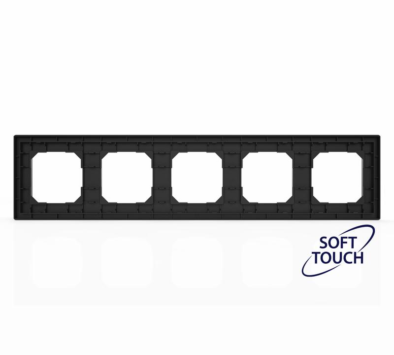  Рамка 5-м Pixel карбон TOKOV ELECTRIC TKE-PX-RM5-C14 фото в каталоге от BTSprom.by