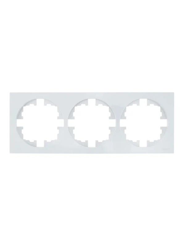 рамка 3-м osen горизонт. квадрат бел. lezard 743-0200-148 от BTSprom.by