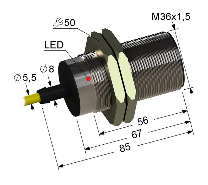 выключатель бесконтактный ps2-36m85-12b11-z (вб2.36м.85.12.1.1.z) мега-к a8010-t1806 от BTSprom.by