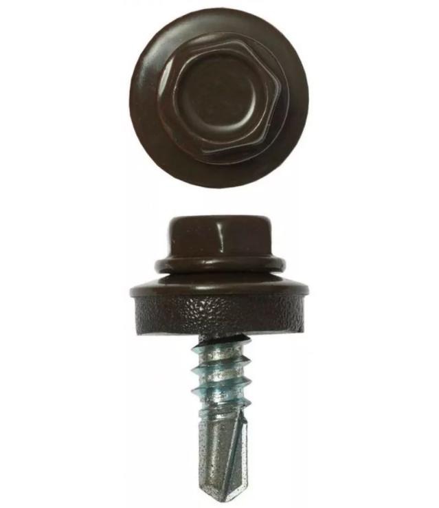 саморез кр 4.8х35 ral 8019 (уп.1000шт) tech-krep/zitar 925799 от BTSprom.by