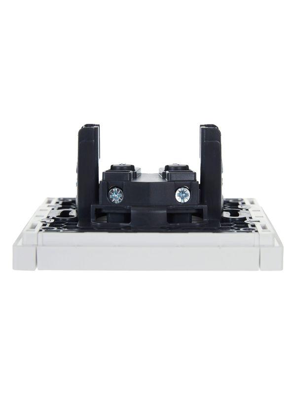  Розетка СП FORTE&PIANO FP218 10А без заземл. без защ. шторок винт. крепл. бел. IEK FP-R10-10-K01 фото в каталоге от BTSprom.by