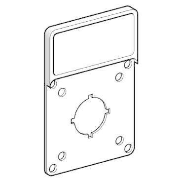  Держатель маркир. 45х45мм SchE KZ13 фото в каталоге от BTSprom.by