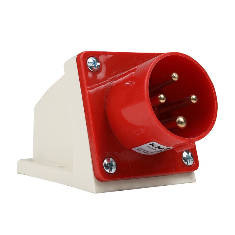  Вилка 514 16А 6h 380AC 3P+PE IP44 для монтажа на поверхность КЭАЗ 241214 фото в каталоге от BTSprom.by