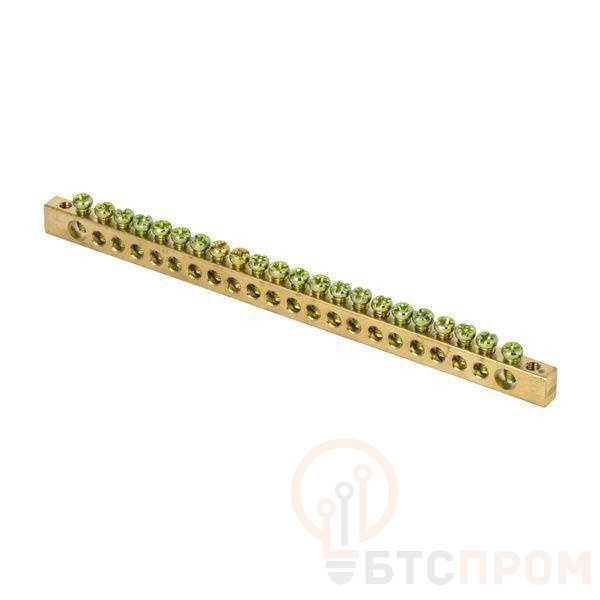 Шина PEN "ноль-земля" 8х12 22 отвер. латунь крепеж по краям PROxima EKF sn0-125-22-k фото в каталоге от BTSprom.by  Шина PEN "ноль-земля" 8х12 22 отвер. латунь крепеж по краям PROxima EKF sn0-125-22-k фото в каталоге от BTSprom.by