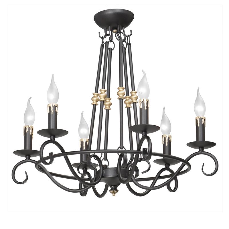 люстра 6xe14 макс. 40вт vitaluce v1039/6 от BTSprom.by