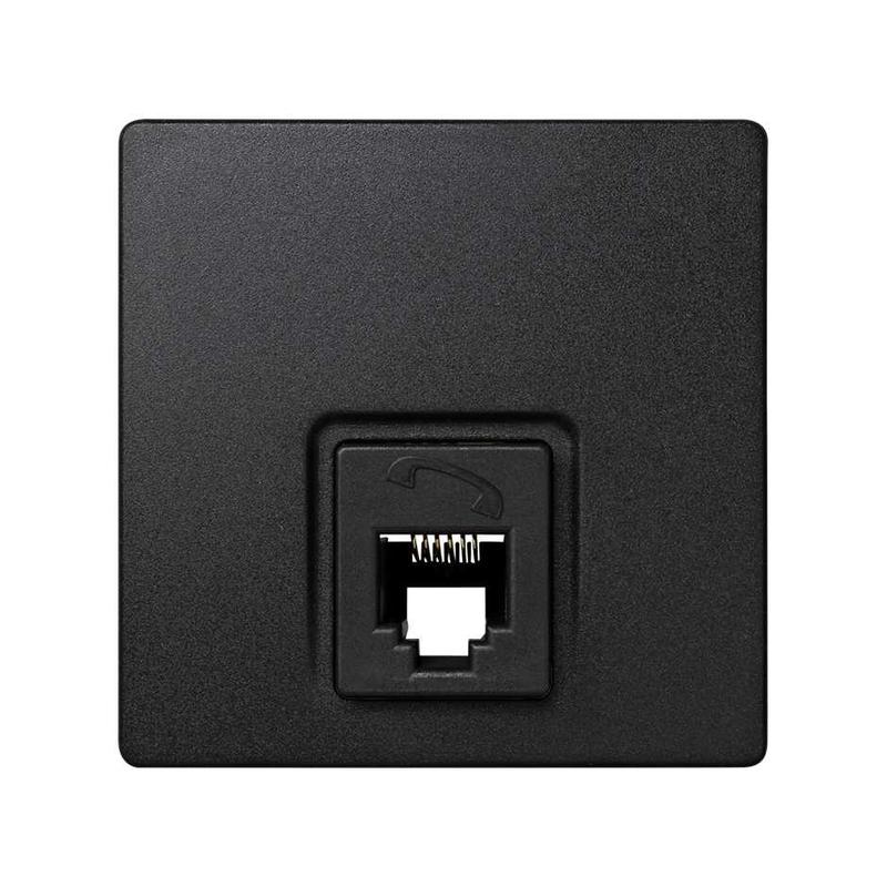 розетка телефонная оп simon73 loft rj12 графит simon 73481-62 от BTSprom.by