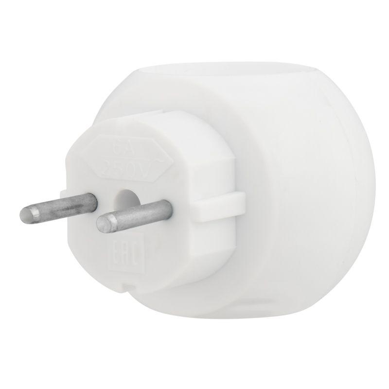  Разветвитель 3-м 6А Шар бел. (уп.2шт) Rexant 11-1063-2 фото в каталоге от BTSprom.by