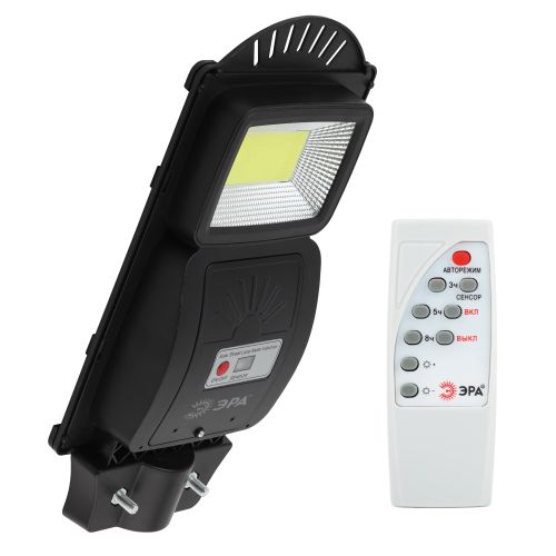  Светильник 20Вт 5000К IP65 450лм консольный на солнечной батарее COB с датчиком движения ПДУ Эра Б0046791 фото в каталоге от BTSprom.by