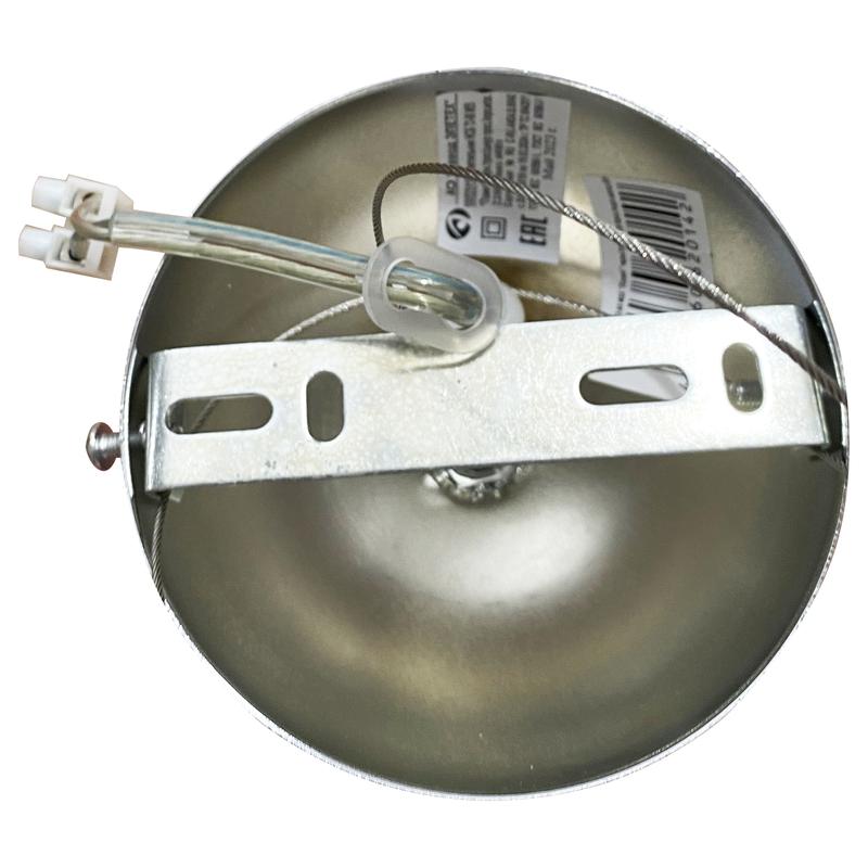  Светильник НСБ 72-60 "Поинт" М55 черный /трос /шнур прозр. /корпус металлик (инд. упак.) Элетех 1005251193 фото в каталоге от BTSprom.by