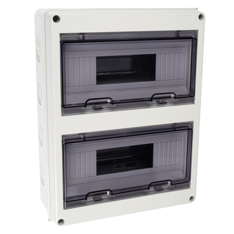 бокс модульный накладной pdb/w 4024 gr (щрн-пг-24) ip65 пластик. pro jazzway 5072145 от BTSprom.by