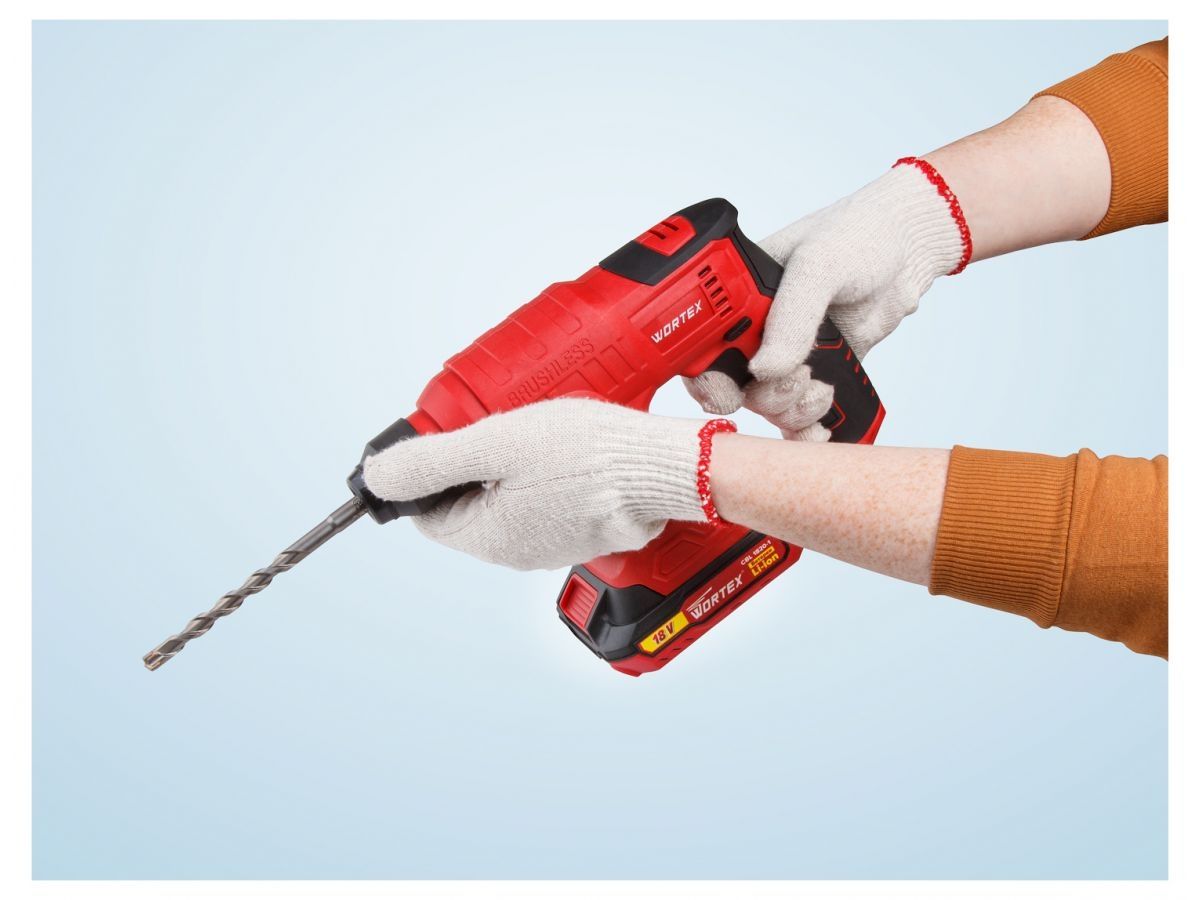  Аккум. перфоратор WORTEX CRH 1810 в чем. ALL1 XLT SET БЕСЩЕТ., 18 В, 1.2 Дж, 20 мм, 2х2 А*ч (18.0 В, БЕСЩЕТОЧНЫЙ, , 1.2 Дж, вес 1,14 кг) 0329267 фото в каталоге от BTSprom.by