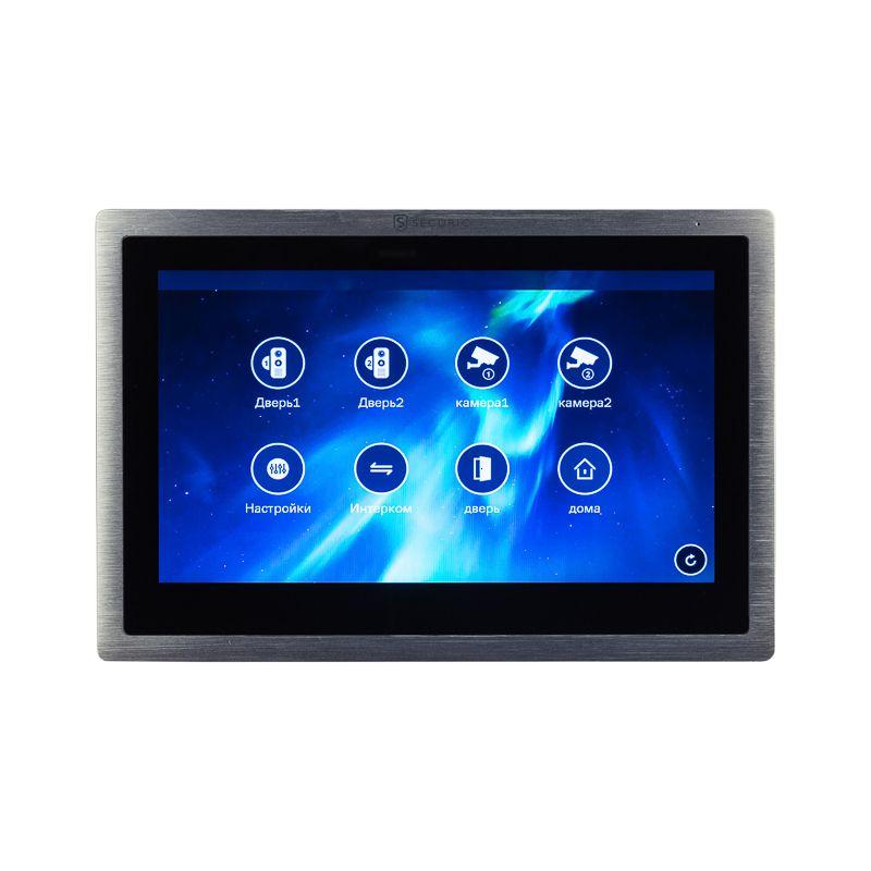  Монитор видеодомофона цветной 101дюйм формата AHD(1080P) с сенсорным экраном детектором движения функцией фото- и видеозаписи (модель AC-440) Rexant 45-0440 фото в каталоге от BTSprom.by