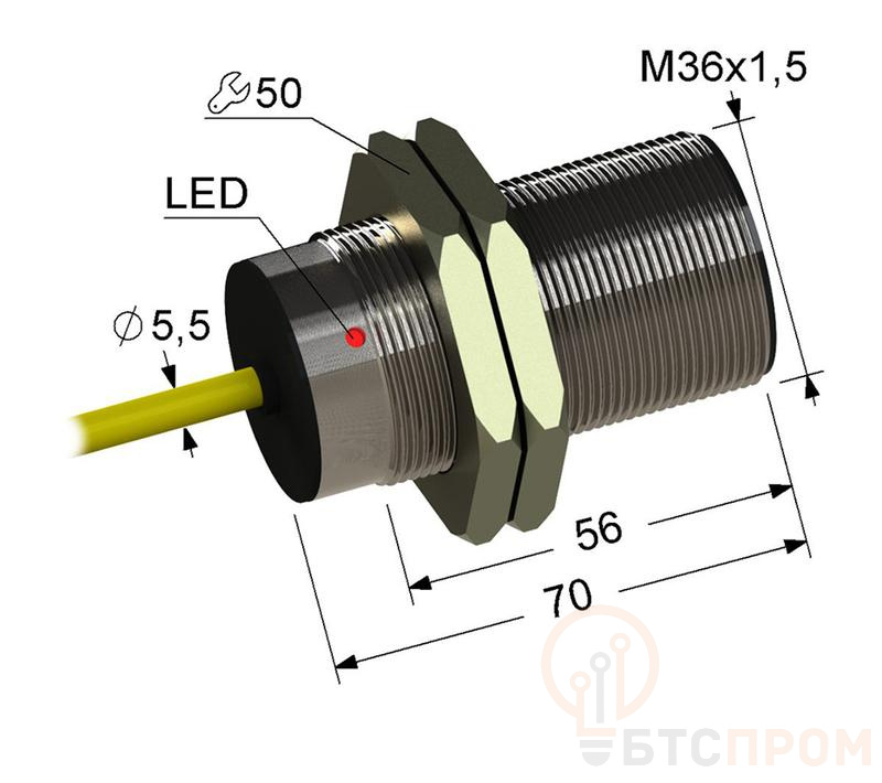 Выключатель бесконтактный PS2-36M70-12B11-K (ВБ2.36М.70.12.1.1.K) МЕГА-К A8010-80087125 фото в каталоге от BTSprom.by  Выключатель бесконтактный PS2-36M70-12B11-K (ВБ2.36М.70.12.1.1.K) МЕГА-К A8010-80087125 фото в каталоге от BTSprom.by
