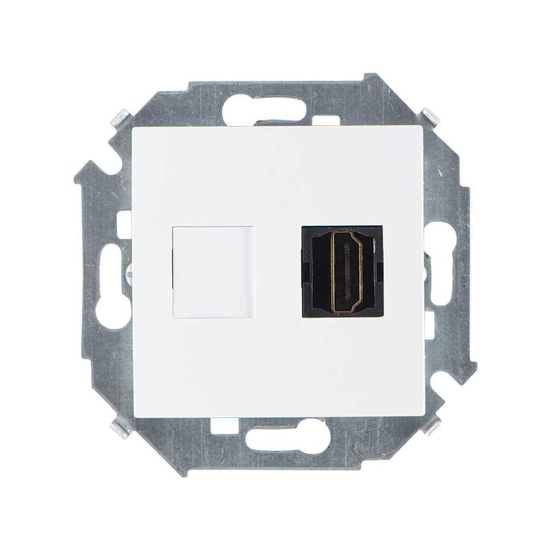 розетка аудио/видео hdmi сп simon 15 механизм бел. simon 1591407-030 от BTSprom.by