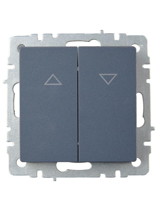  Выключатель жалюзи СП BRITE ВС10-1-5-БрМ 10А механизм маренго IEK BR-V15-0-10-K35 фото в каталоге от BTSprom.by