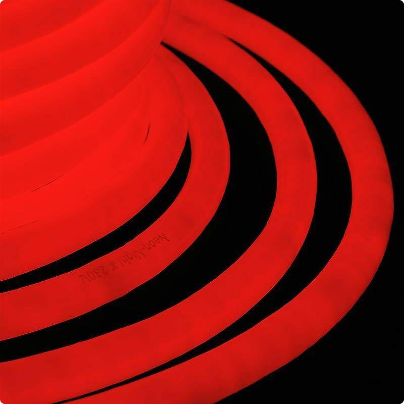 гибкий неон 360 диаметр 19мм - красный, модуль 1,13м (есть 5 комплектов в бухте) от BTSprom.by