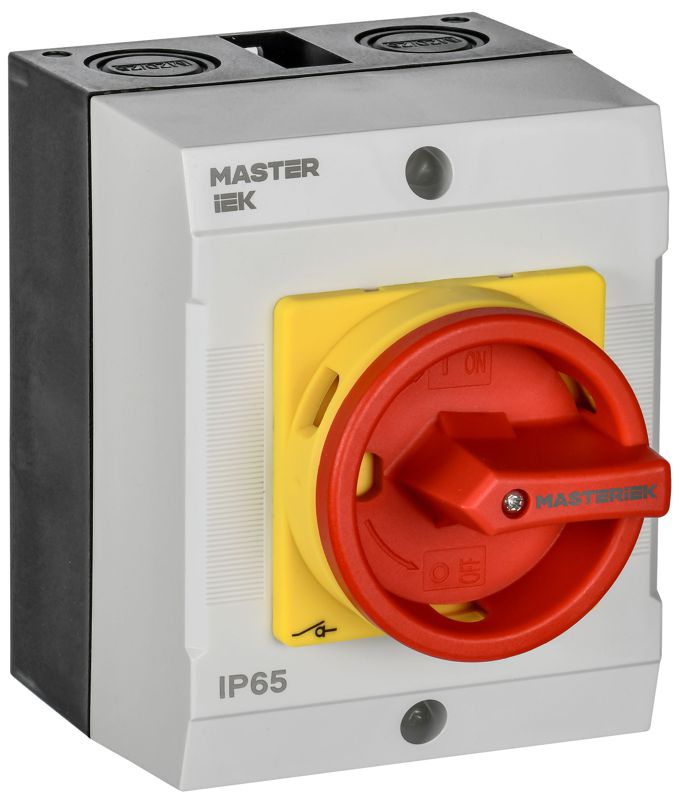 переключатель кулачковый 10а (сх. 10) в боксе закрытая рукоятка авар. iek mi-cs22-010-010 от BTSprom.by