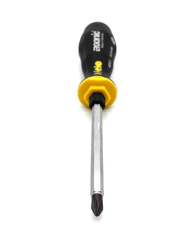 Отвертка крестовая ударная Ergonic PZ 2х100 Felo 45120340 фото в каталоге от BTSprom.by  Отвертка крестовая ударная Ergonic PZ 2х100 Felo 45120340 фото в каталоге от BTSprom.by