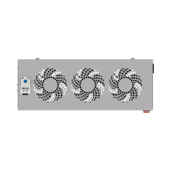  Блок охлаждения TERACOM PRO 3 вентилятора с выключателем серый TRP-FN-31-GR фото в каталоге от BTSprom.by