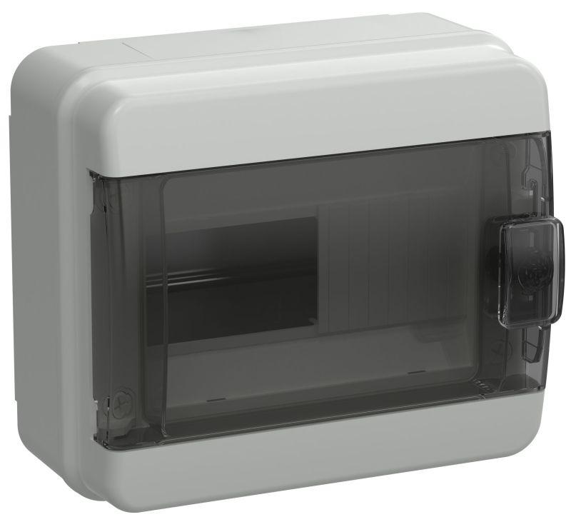 корпус кмпн-8 tekfor ip65 черн. прозр. дверь пластик. iek tf5-kp72-n-08-65-k03-k02 от BTSprom.by
