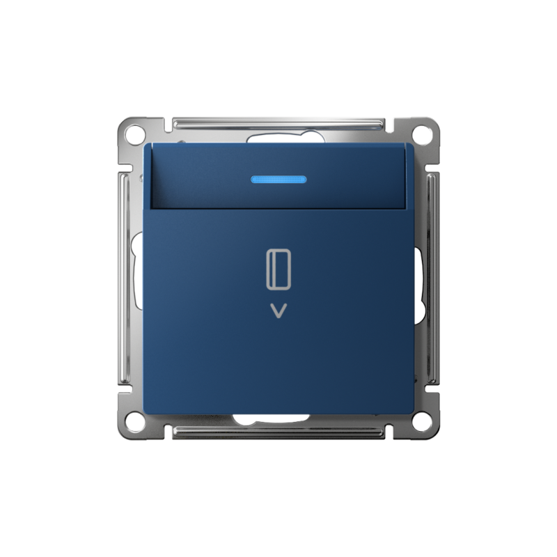 выключатель карточный atlasdesign 10а с подсветкой без задержки отключения механизм аквамарин se atn001114 от BTSprom.by