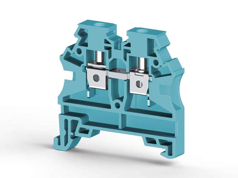 клеммник на din-рейку 4кв.мм син. avk4 rd klemsan 304211 от BTSprom.by