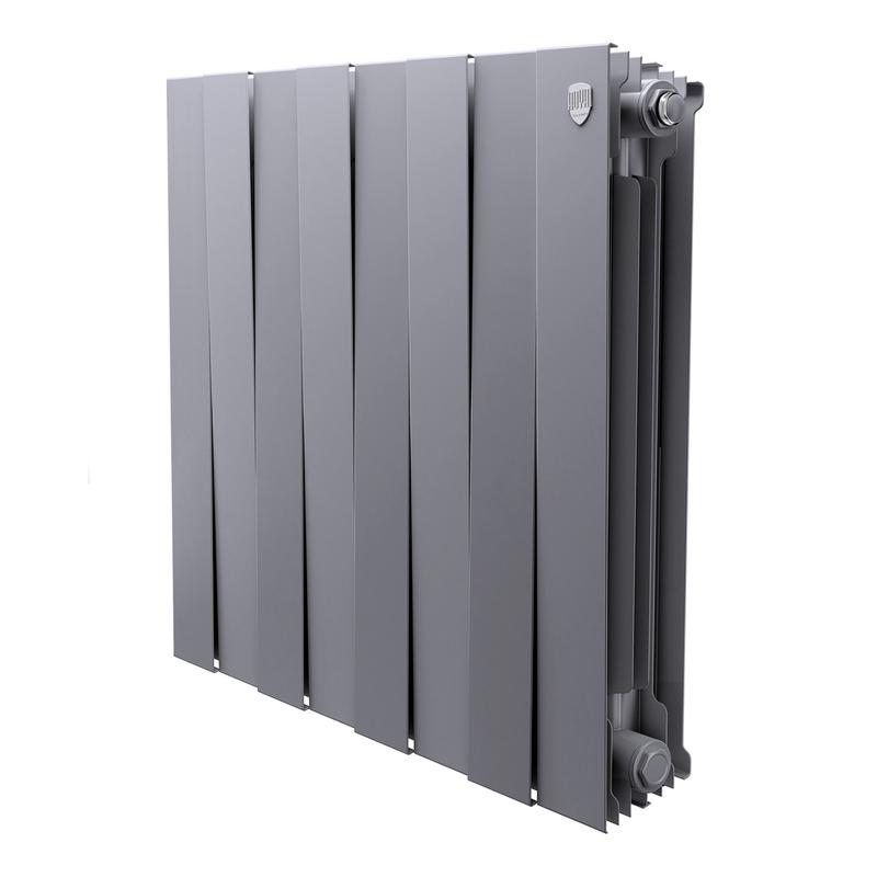 радиатор pianoforte 500 new 8 секц. биметал. silver satin royal thermo нс-1176341 от BTSprom.by