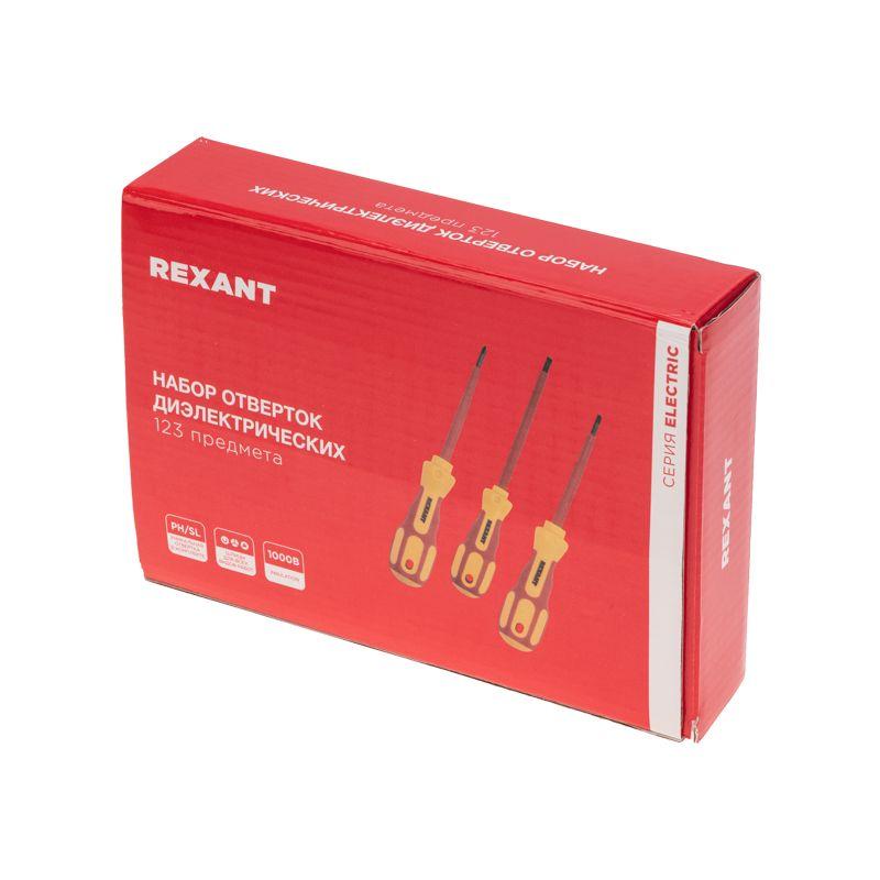  Набор отверток диэлектрических 123 предмета Rexant 12-4772-3 фото в каталоге от BTSprom.by