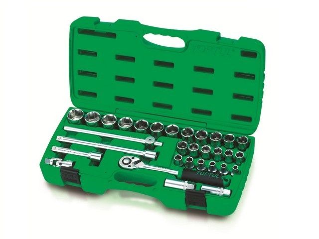 набор головок 1/2" 8-32мм 31предм. 6гр. toptul gaai3104 от BTSprom.by