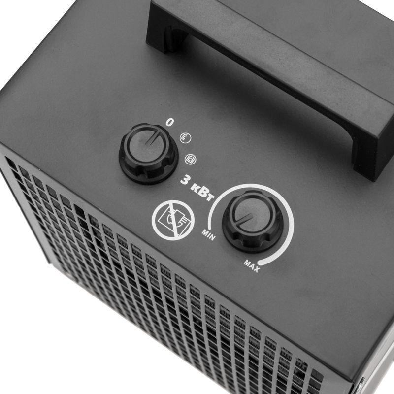  Пушка тепловая электрическая квадратная PTC 3кВт Rexant 60-0042 фото в каталоге от BTSprom.by