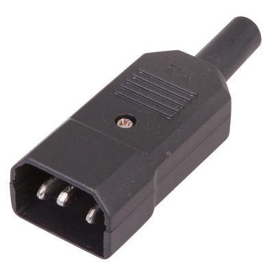 штекер сетевой на шнур (уп.25шт) rexant 11-0003 от BTSprom.by