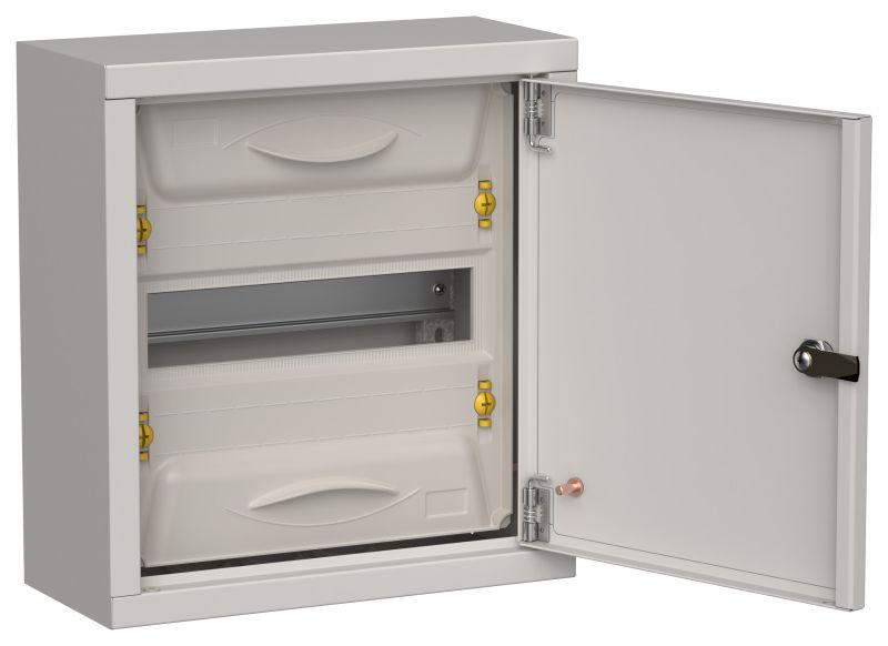 корпус щрн-12 (1х12) titan 5 335х310х140 ip31 метал. сер. iek ti5-50-n-012-31-7035 от BTSprom.by