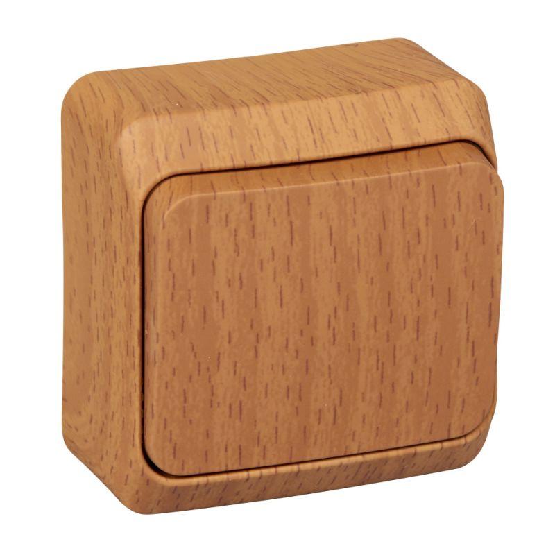 переключатель проходной 1-кл. оп этюд 10а ip20 темн. бук se ba10-004t от BTSprom.by