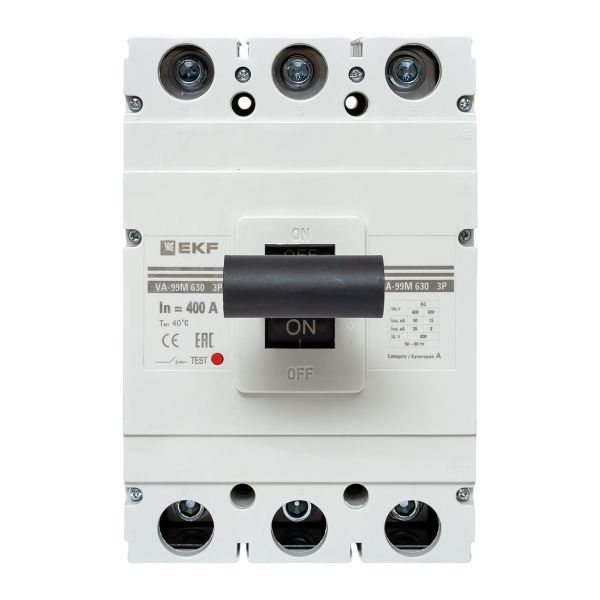  Выключатель автоматический 3п 630/400А 50кА ВА-99М PROxima EKF mccb99-630-400m фото в каталоге от BTSprom.by