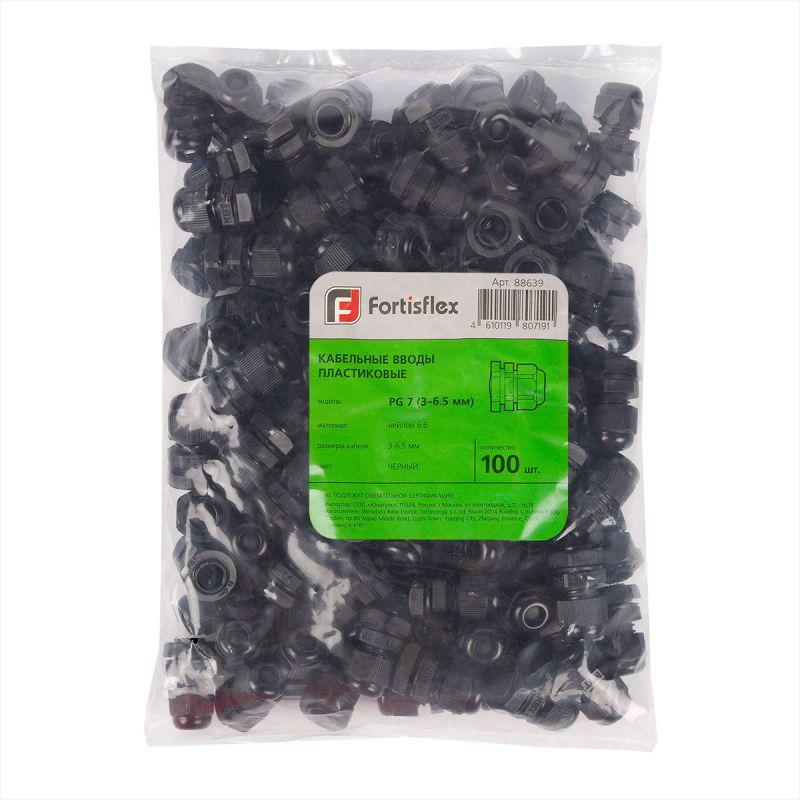  Ввод кабельный пластиковый PG 29 (18-25 мм) черн. (уп.50шт) Fortisflex 88647 фото в каталоге от BTSprom.by