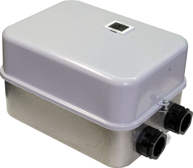 пускатель электромагнитный пм12-040210 у2 в 40а 380в/50гц 1но ip54 нереверсивный с реле ртт-121 28.0-40.0а в корпусе с кнопкой r электротехник et000262 от BTSprom.by