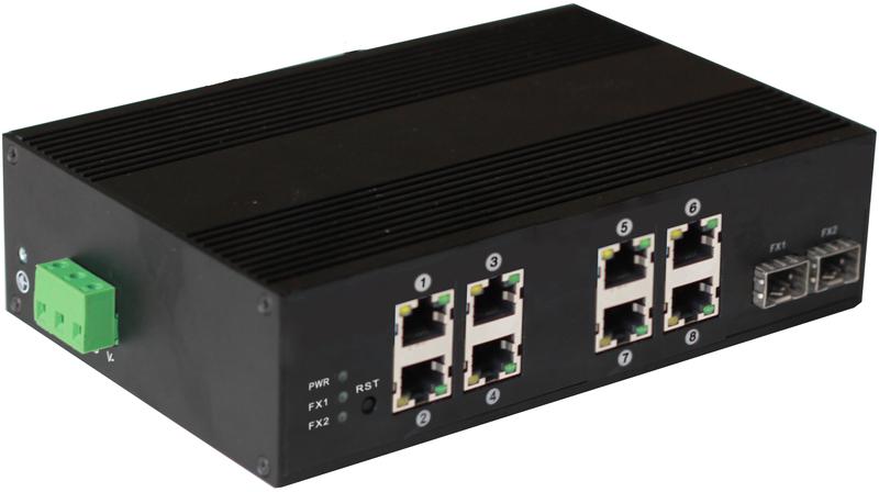 коммутатор промышленный poe sw-60802/ic на 10 портов osnovo 11058 от BTSprom.by