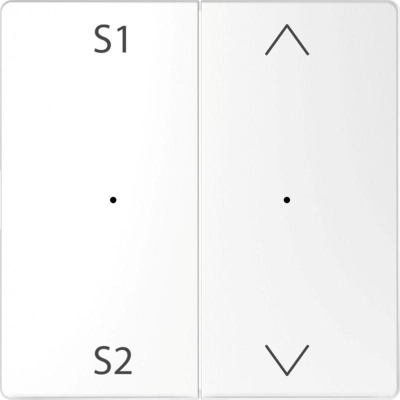 клавиша двойная merten d-life pluslink с s1/s2 вверх/вниз sd бел. лотос sche mtn5227-6035 от BTSprom.by